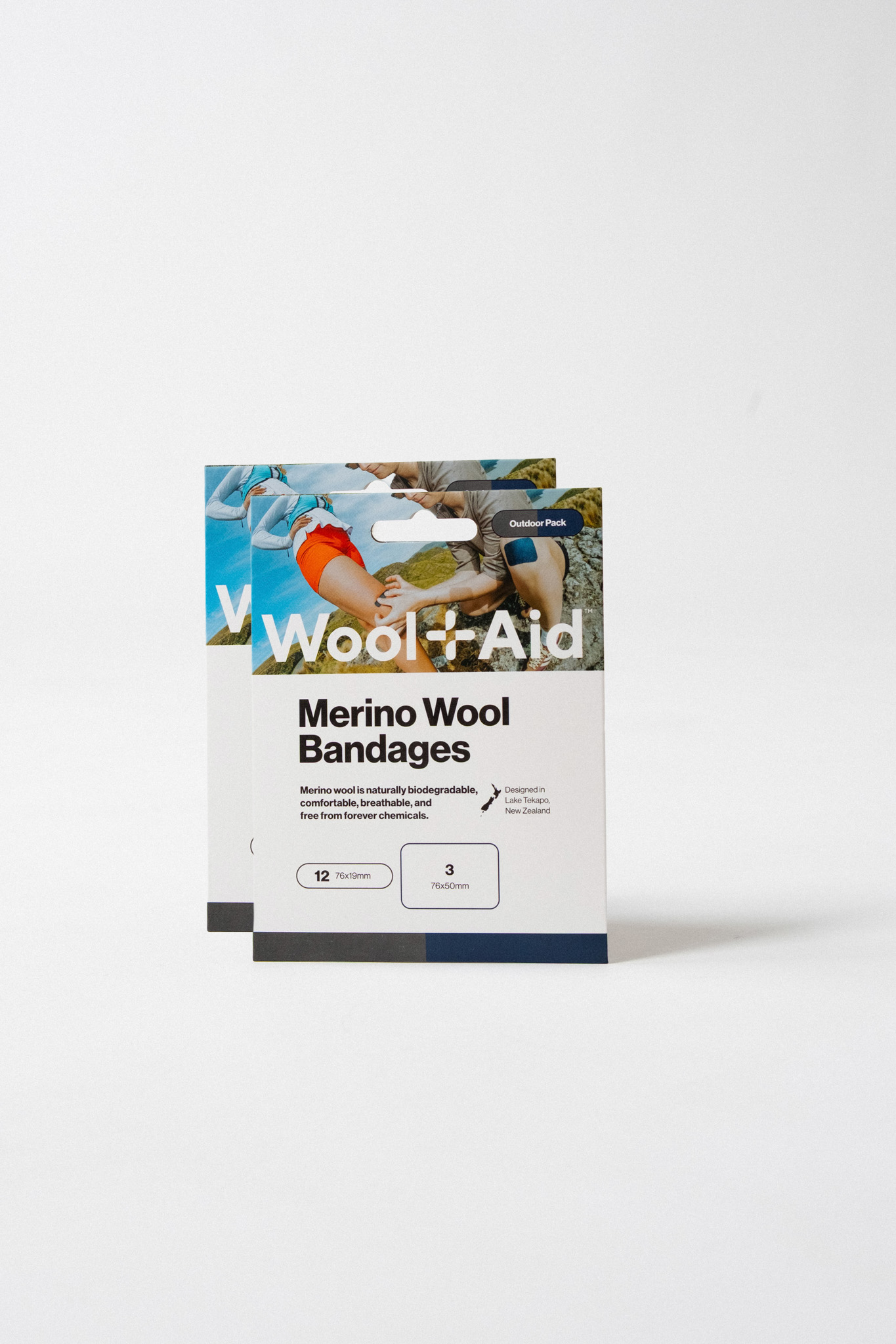 Merino Wool Bandages - Outdoor 2-Pack Bundle