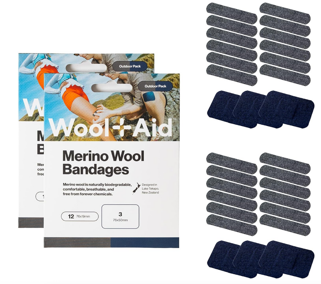 Merino Wool Bandages - Outdoor 2-Pack Bundle